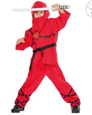 kostum-ninja-za-otroke-rdeči