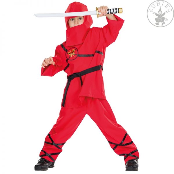 kostum-ninja-za-otroke-rdeči