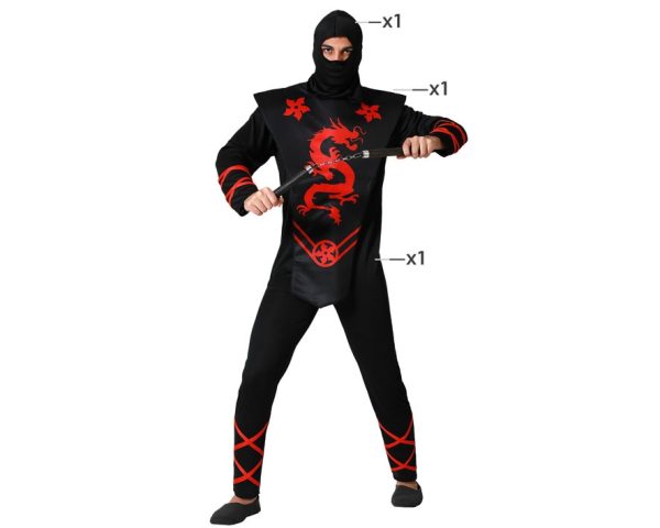 Moški kostum Ninja Bojevnik