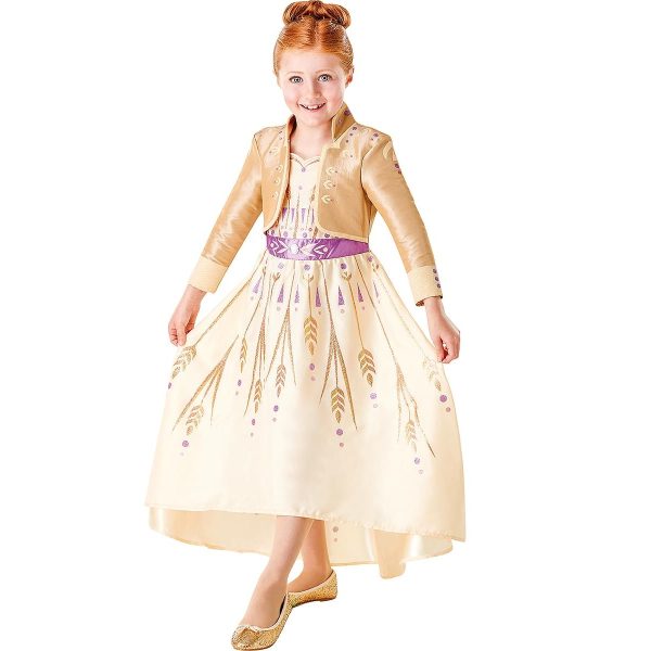 Princesa Anna Frozen 2 - zlata obleka