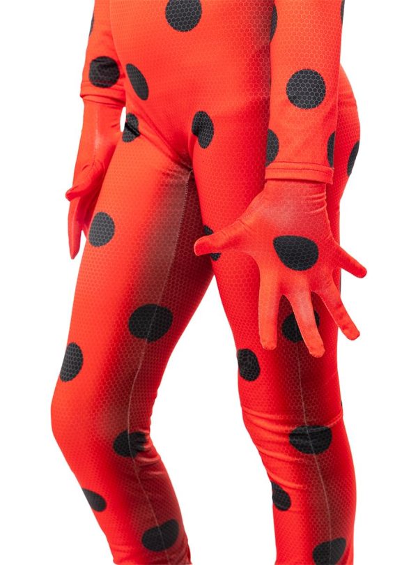 kostum pikapolona miraculous za otroke komplet z lasuljo in plisastim tikkijem